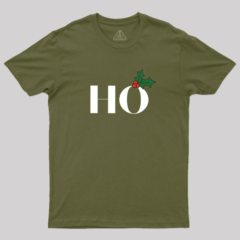 Christmas Ho Holly Classic Geek T-Shirt