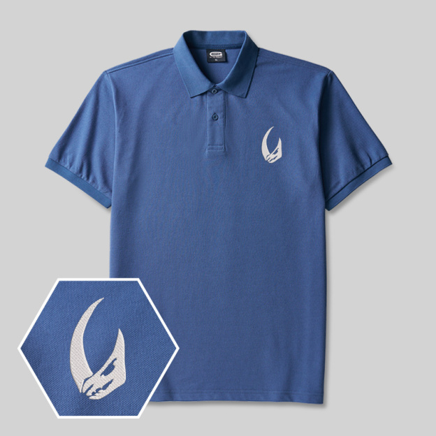 The Clan of Two Geek Embroidered Polo Shirt