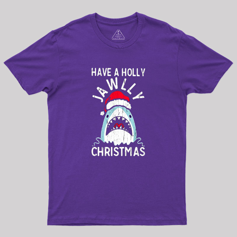 Have A Holly Jawly Christmas Geek T-Shirt