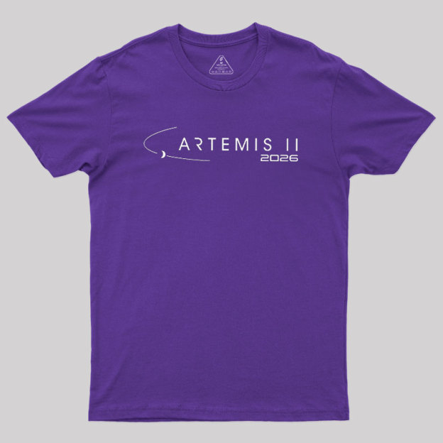 Artemis II 2026 Geek T-Shirt