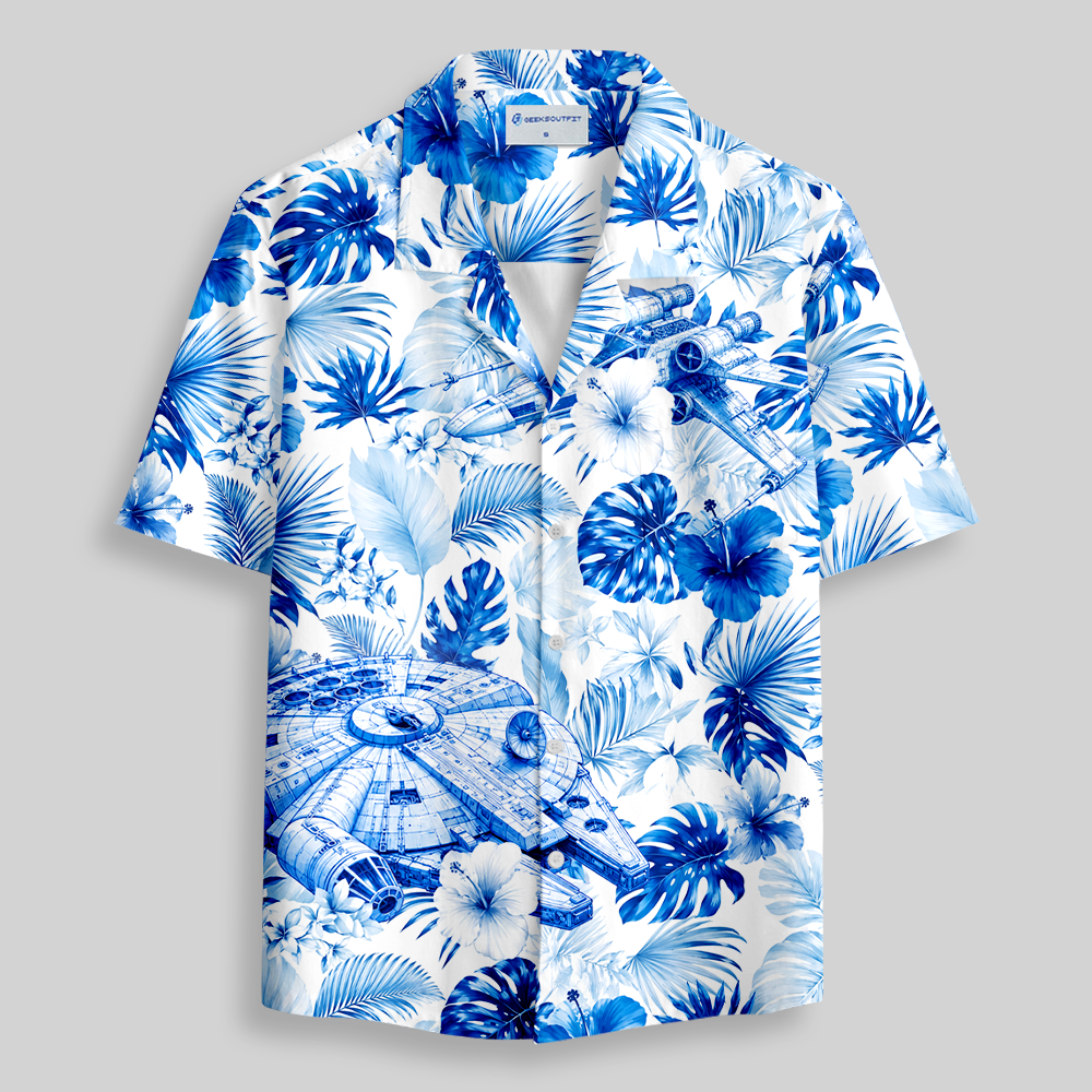 Tropical Squadron Button Up Pocket Shirt