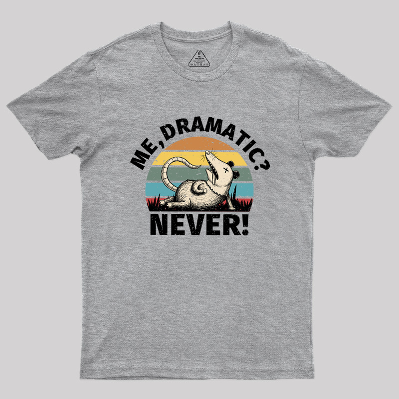 Dramatic Opossum Vibes Geek T-Shirt