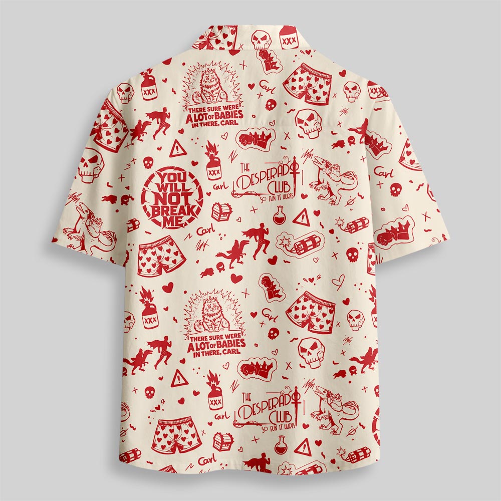 The Desperado Club Doodle Button Up Pocket Shirt