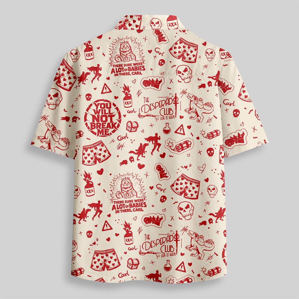 The Desperado Club Doodle Button Up Pocket Shirt