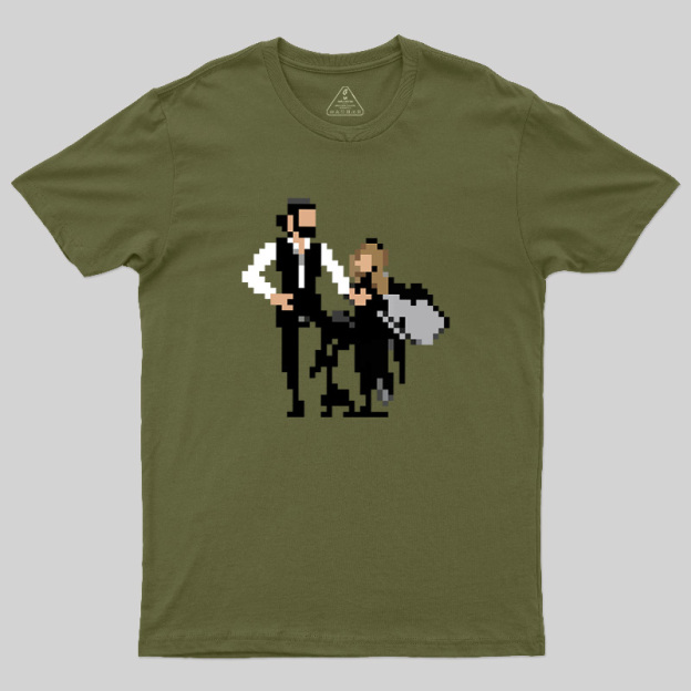 Pixel Rumors Fleet Rock Duo Graphic Geek T-Shirt