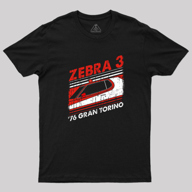 Zebra 3 Classic Geek T-Shirt