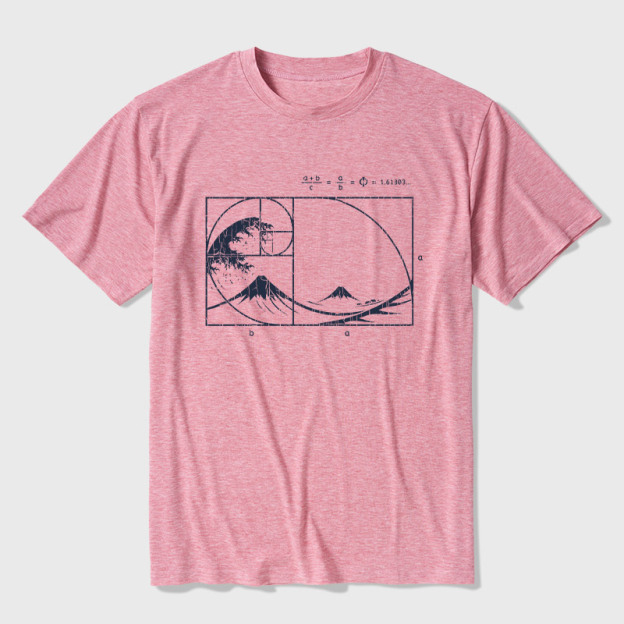 The Great Fibonacci Wave Ultra Soft Heather Tee