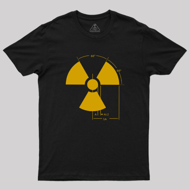 Warning Radiation Sign Geek T-Shirt