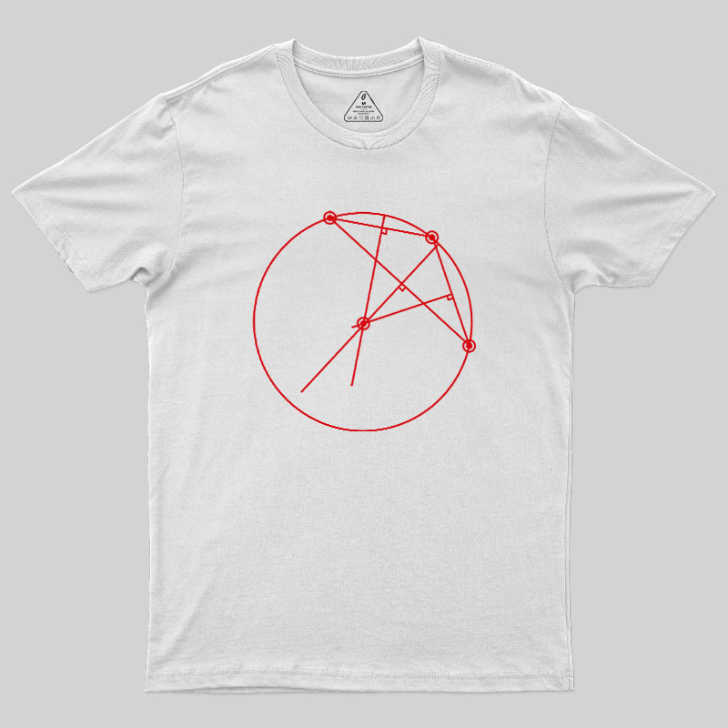 A Circle Completely Surrounding The Upside Down Geek T-Shirt