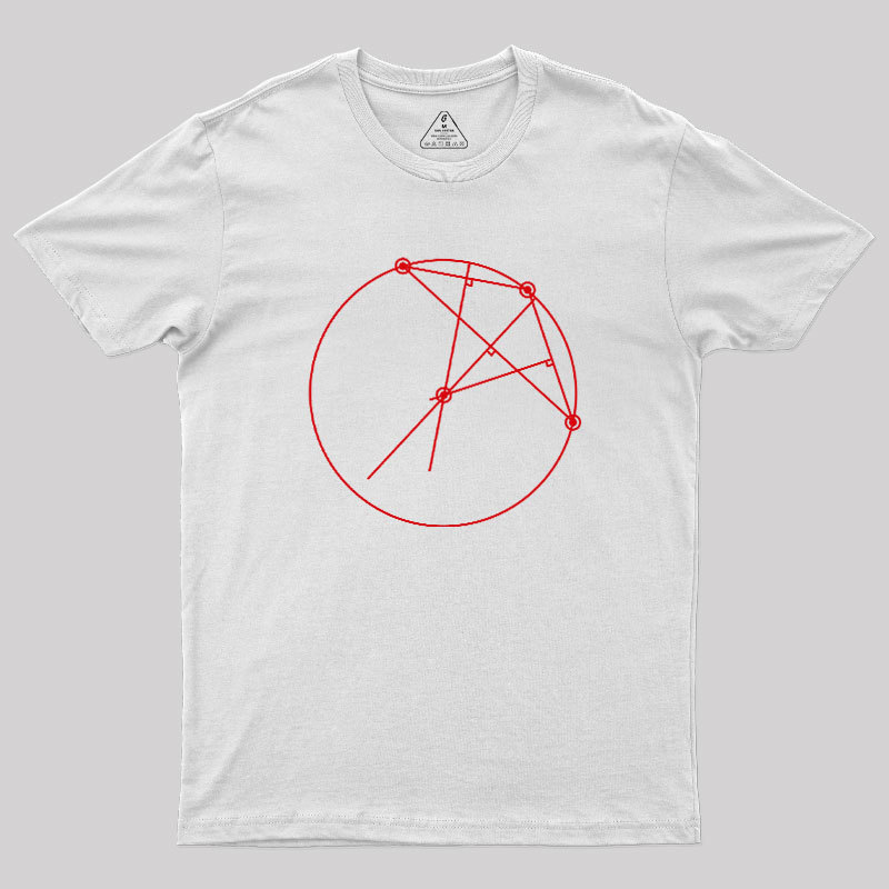 A Circle Completely Surrounding The Upside Down Geek T-Shirt