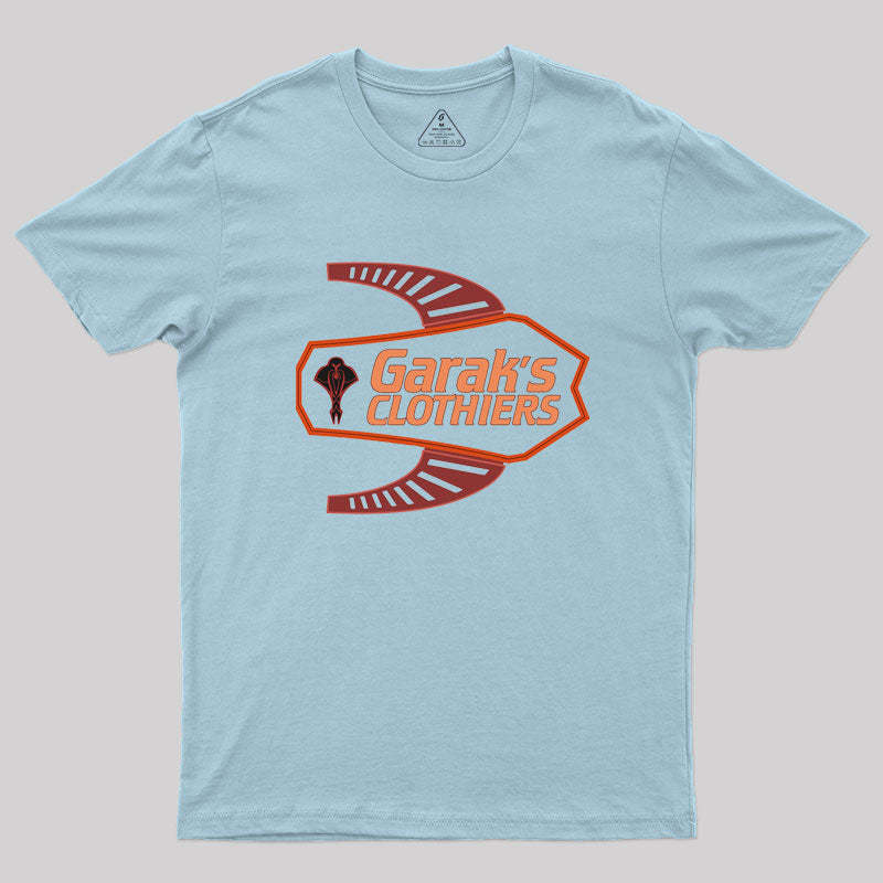 Deep Space Nine Garak's Clothiers Logo Geek T-Shirt