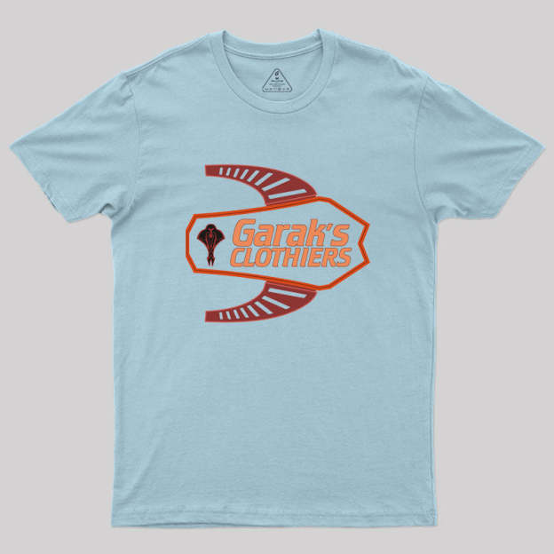 Deep Space Nine Garak's Clothiers Logo Geek T-Shirt