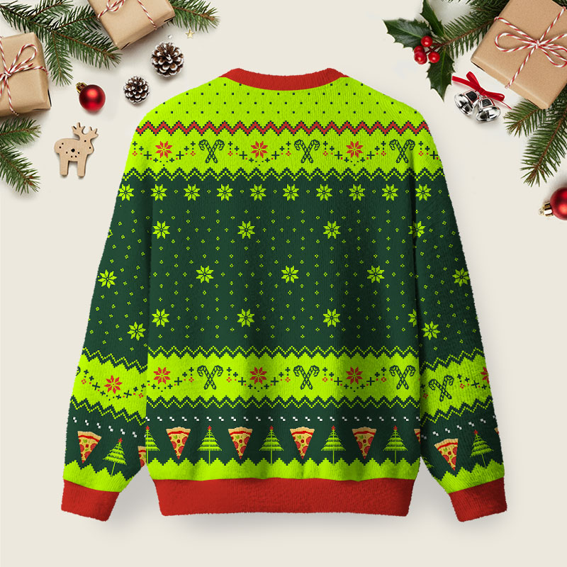 I Am Actually In My Forties Ugly Christmas Fuzzy Fleece Sweatshirt