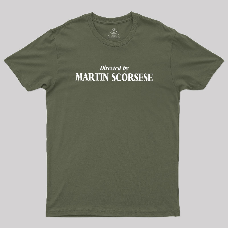 Directed by Martin Scorsese Geek T-Shirt