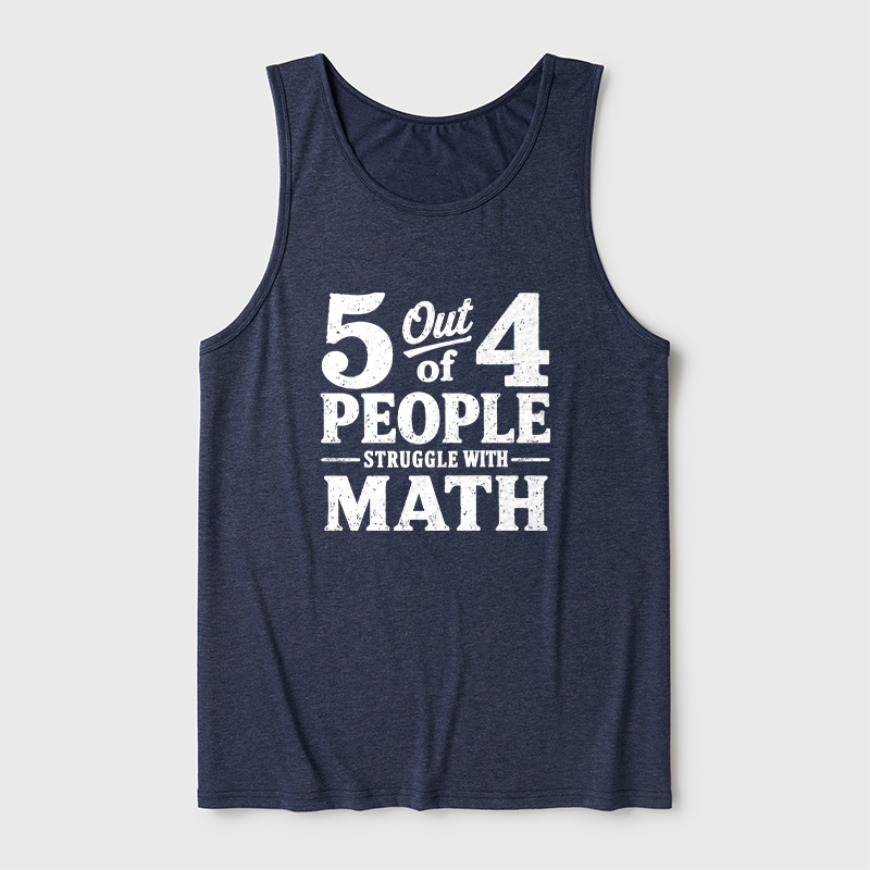 Struggle With Math Ultra Soft Heather Tank