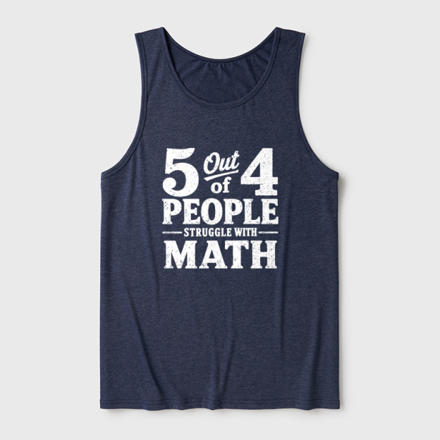 Struggle With Math Ultra Soft Heather Tank