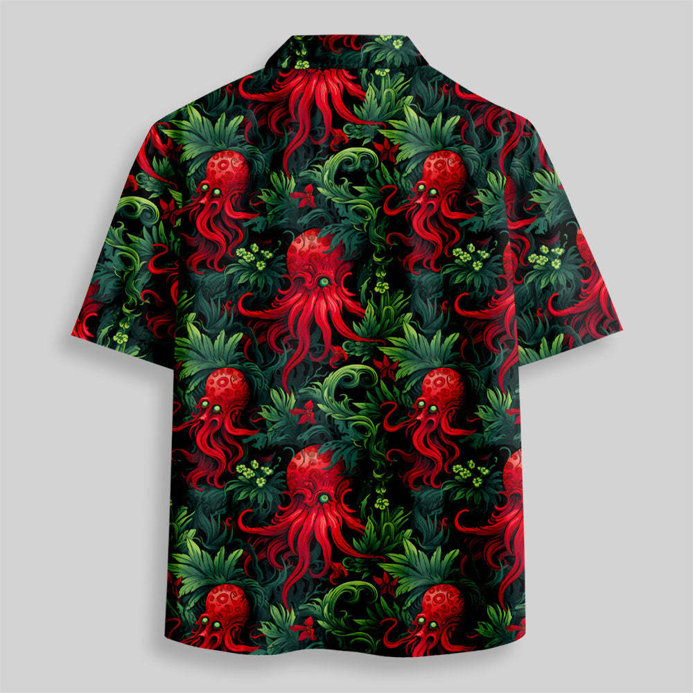 Cthulhu Button Up Pocket Shirt