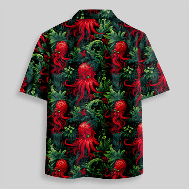 Cthulhu Button Up Pocket Shirt