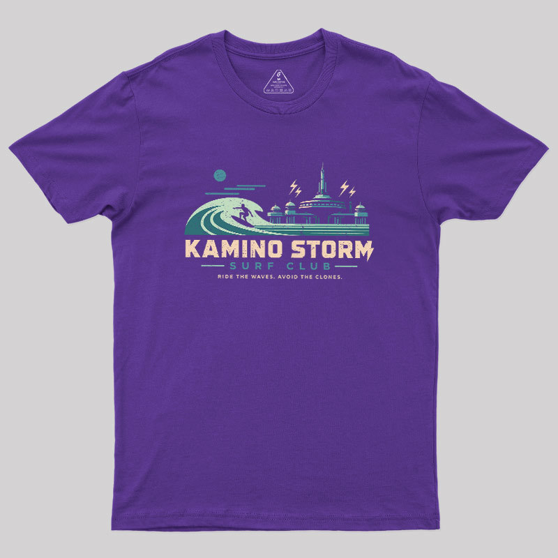 Galactic Stilt City Surfing Club Geek T-Shirt