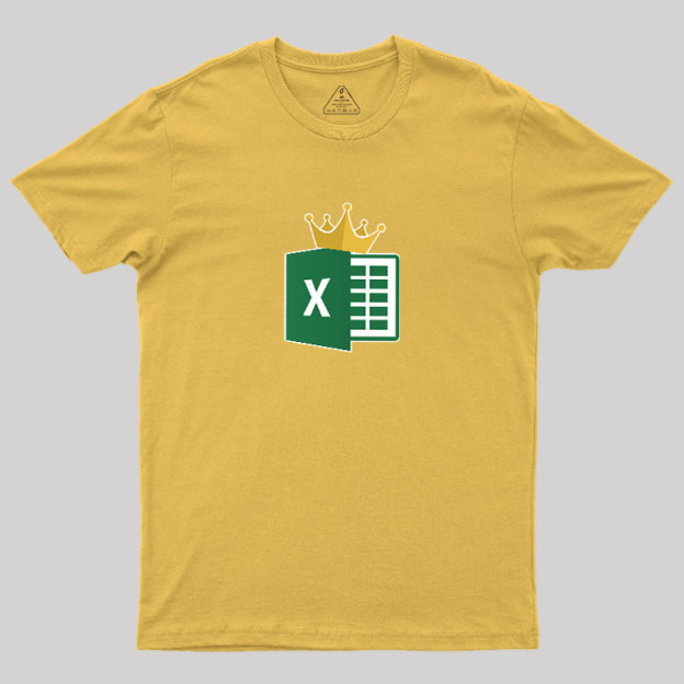 Crowned Excel Geek T-Shirt