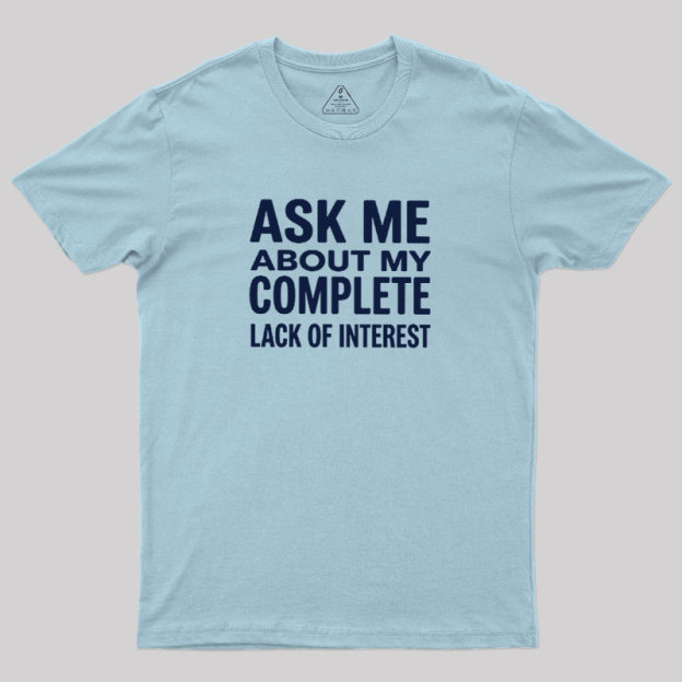 Interest Not Found Geek T-Shirt