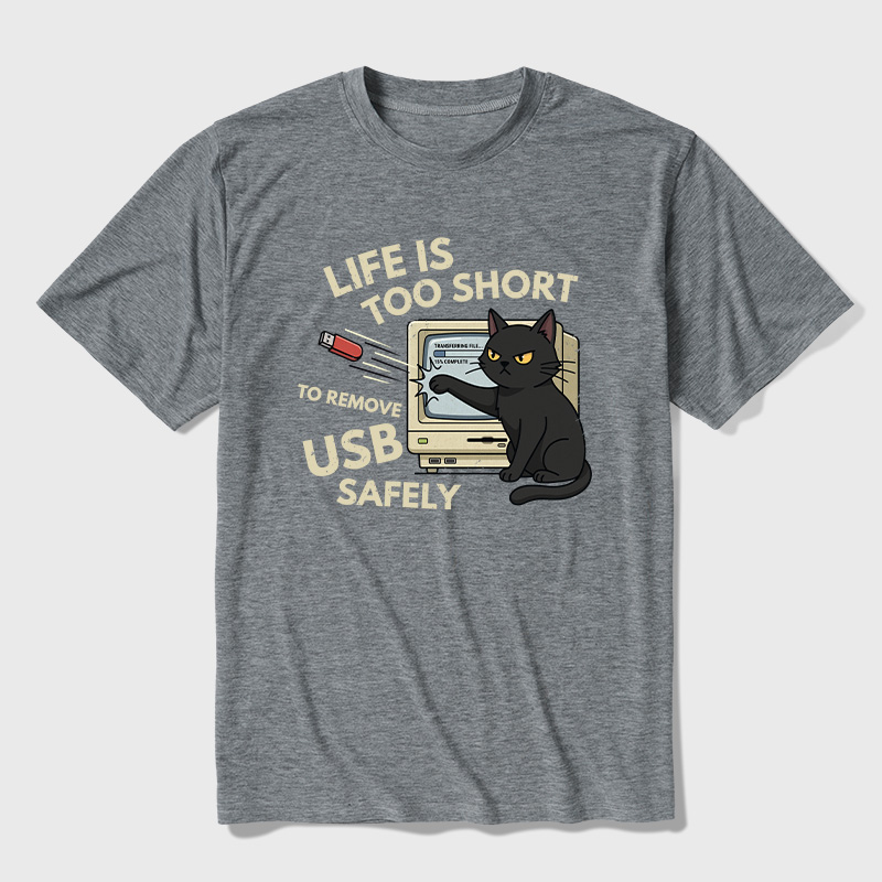 Cat’s Eject Ultra Soft Heather Tees