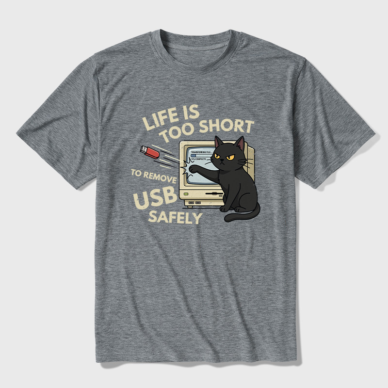 Cat’s Eject Ultra Soft Heather Tees