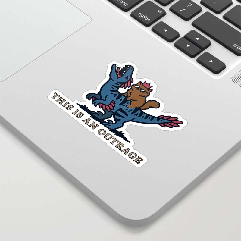 This Is An Outrage Geek Sticker