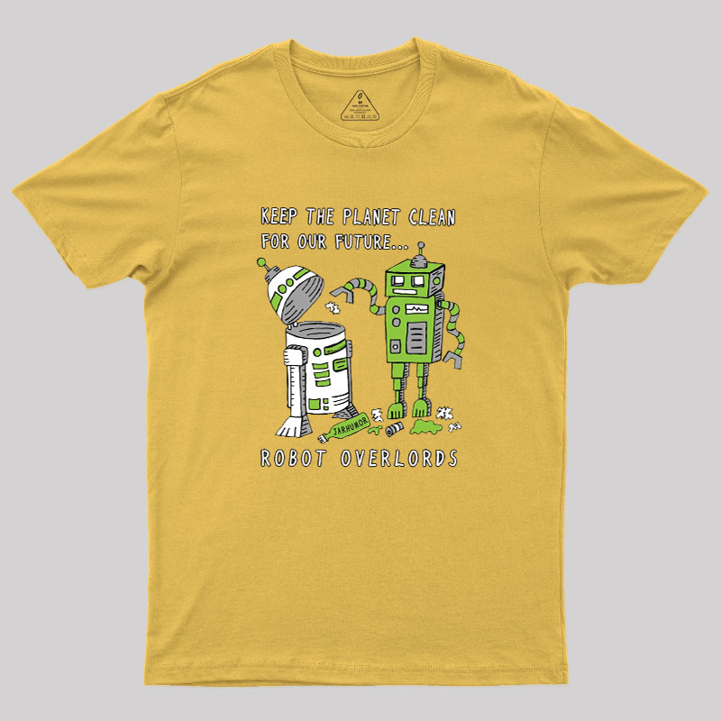 Robot Earth Geek T-Shirt