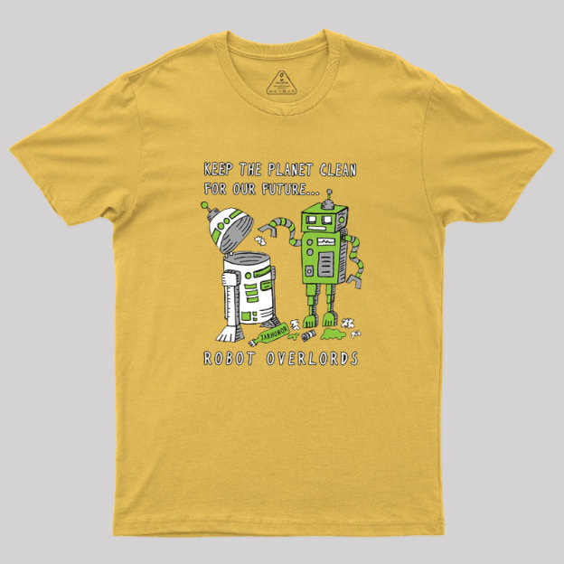 Robot Earth Geek T-Shirt