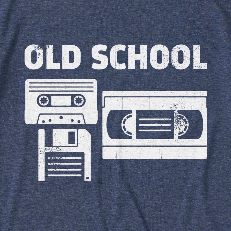 Old School Ultra Soft Heather Tee