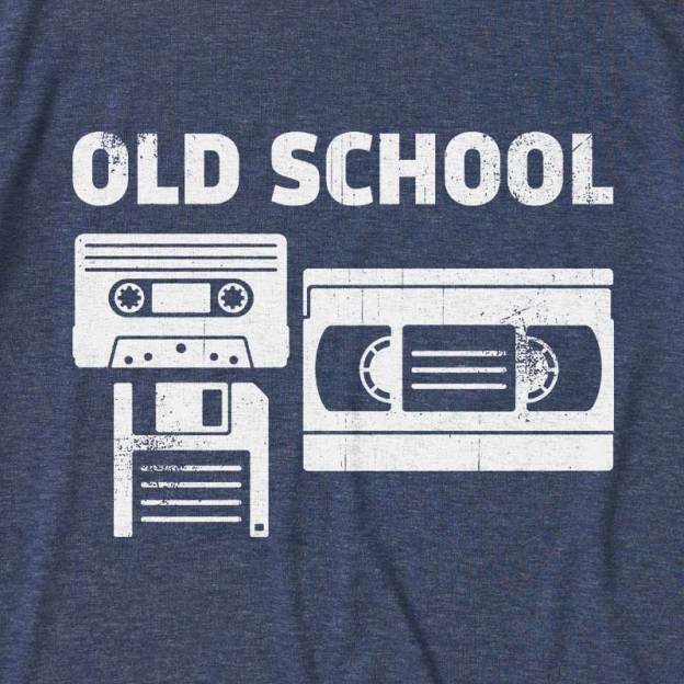 Old School Ultra Soft Heather Tee