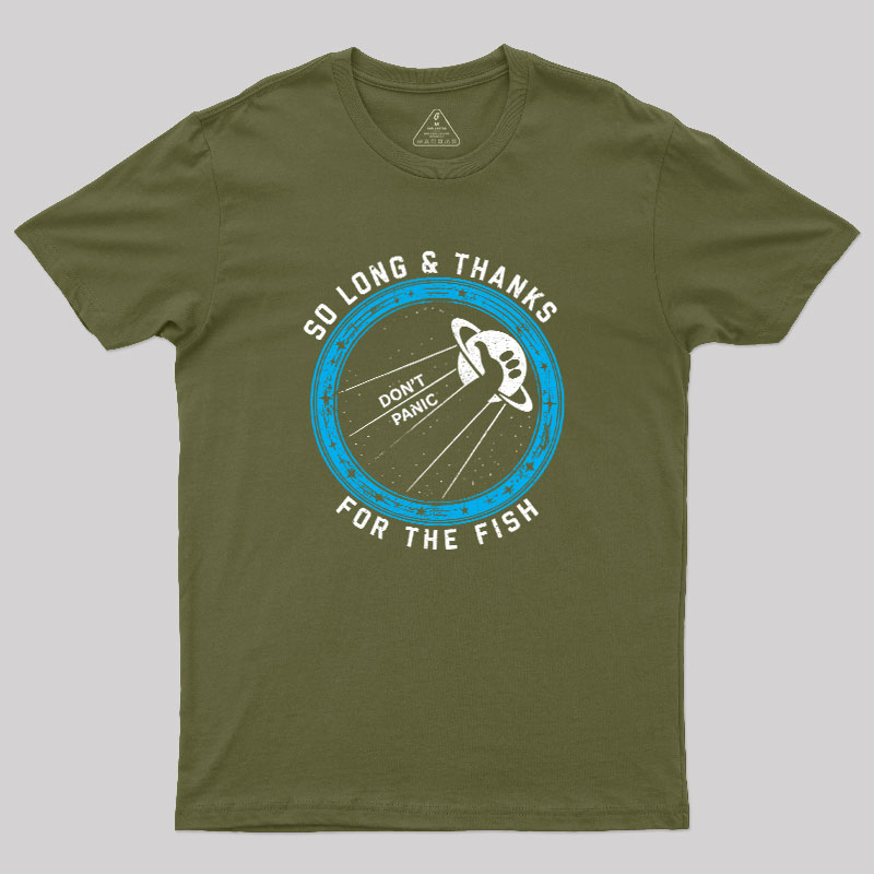 So Long Thanks For The Fish Geek T-Shirt
