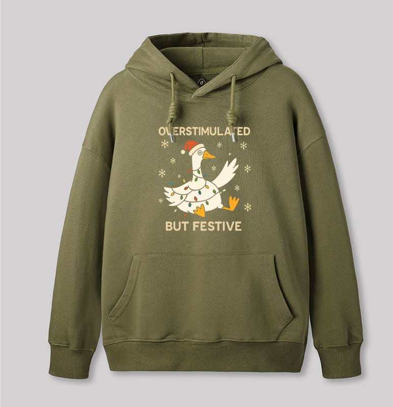 OVERSTIMULATED Geek Hoodie