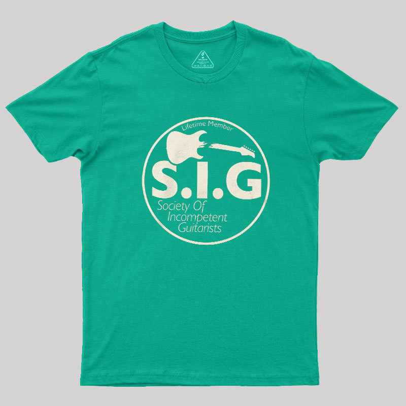 Society Of Incompetent Guitarists Geek T-Shirt