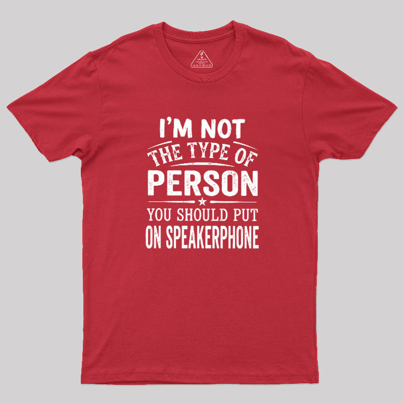 Off Speaker Geek T-Shirt