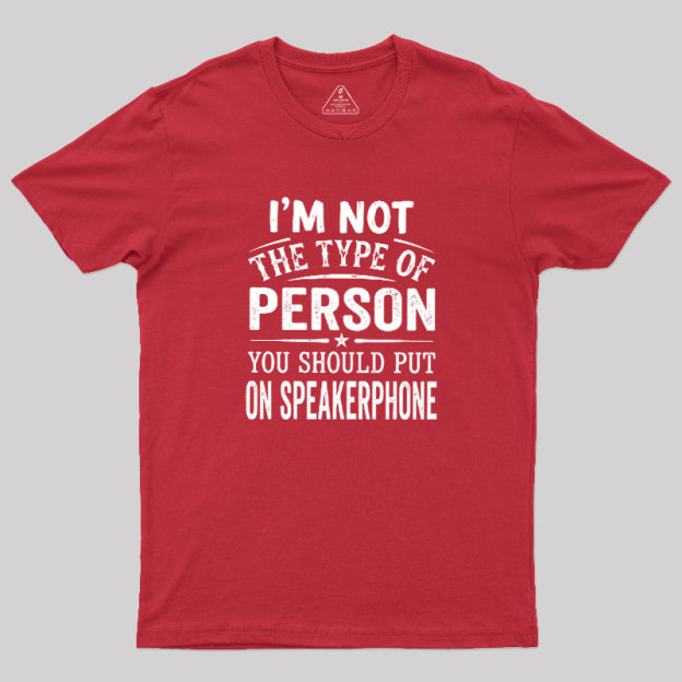 Off Speaker Geek T-Shirt