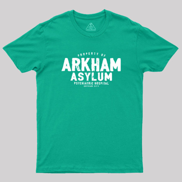 Arkham Asylum Geek T-Shirt
