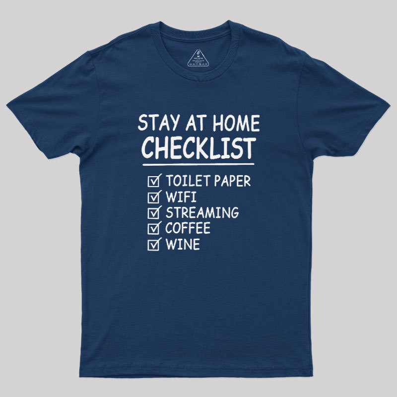 Home Checklist Geek T-Shirt
