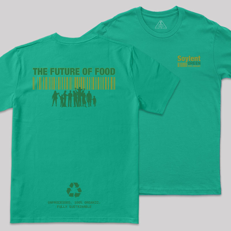 Soylent Green Front and Back Printing Geek T-Shirt
