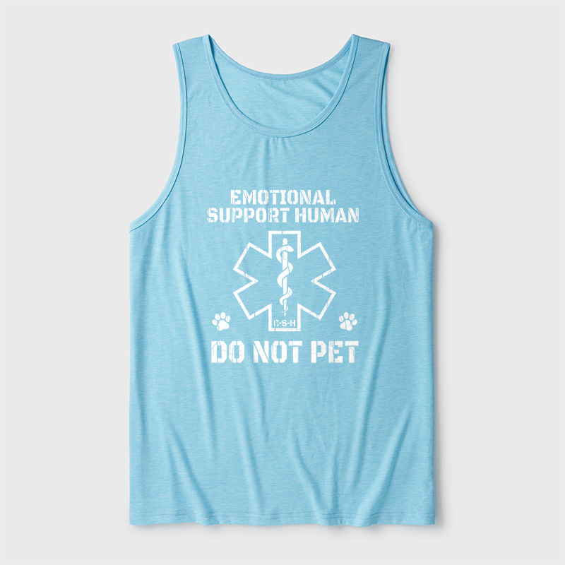 Emotional Support Human Ultra Soft Heather Tank