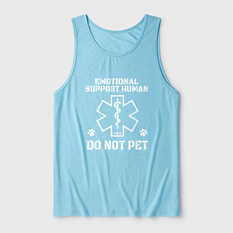 Emotional Support Human Ultra Soft Heather Tank