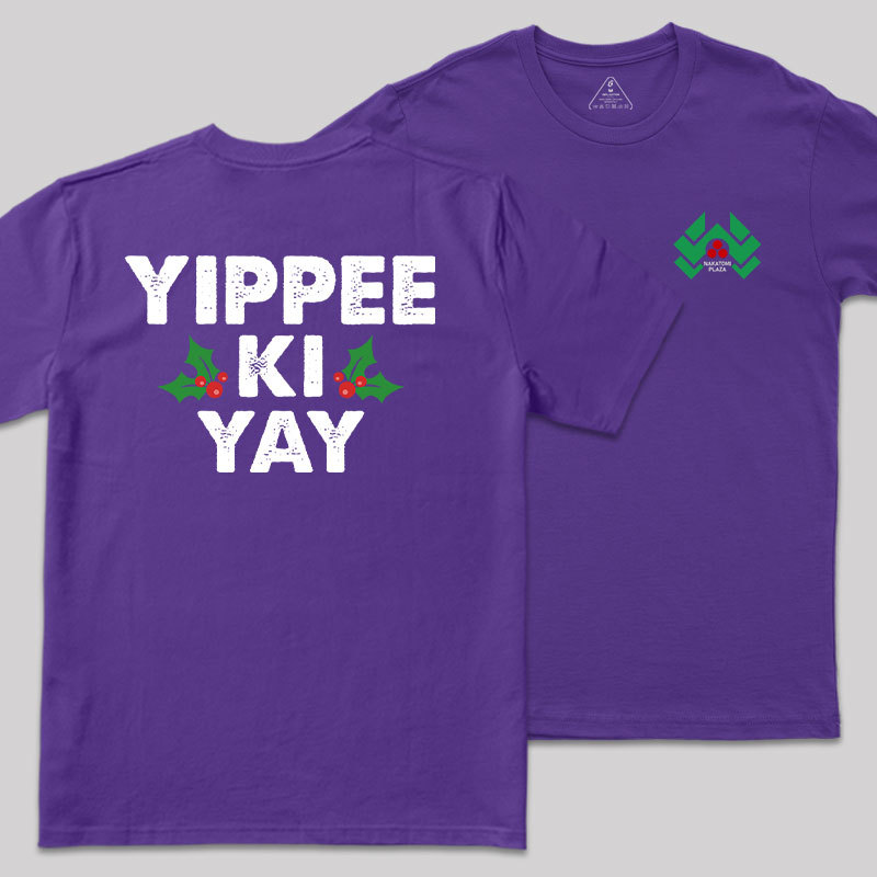 Yippee Ki Yay Front and Back Printed Geek T-Shirt