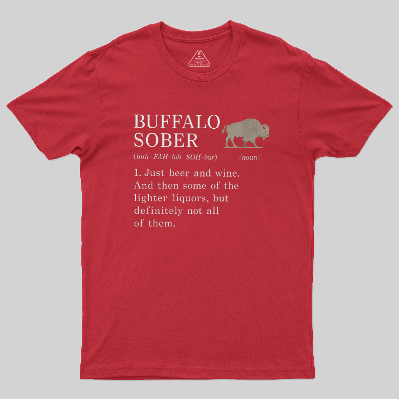 Buffalo Sober Geek T-Shirt
