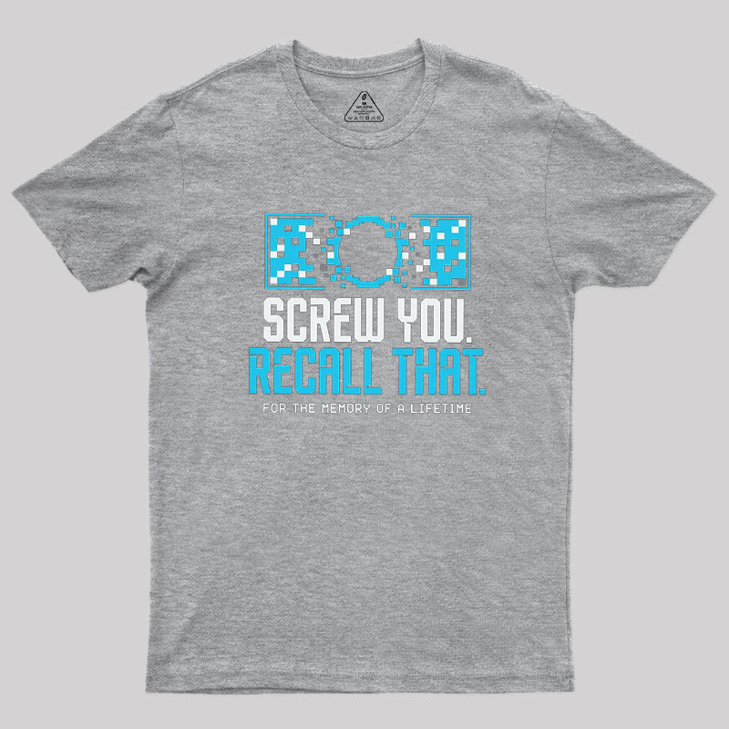 Memory Of A Lifetime Geek T-Shirt