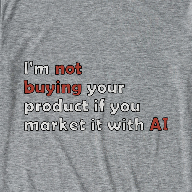 I'M Not Buying Your Product If You Market It With Ai Ultra Soft Heather Tees