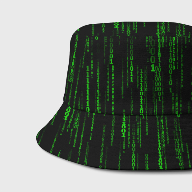Follow the White Rabbit Black Geek Bucket Hat