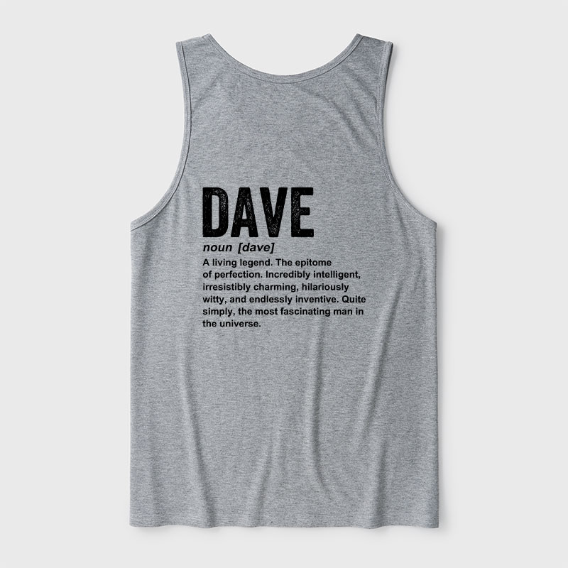 Dave Definition Ultra Soft Heather Tank