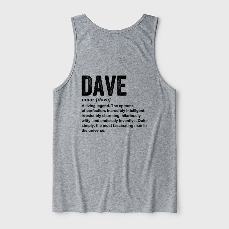 Dave Definition Ultra Soft Heather Tank