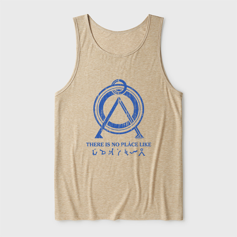There Is No Place Like Home Vintage Stargate Ultra Soft Heather Tank